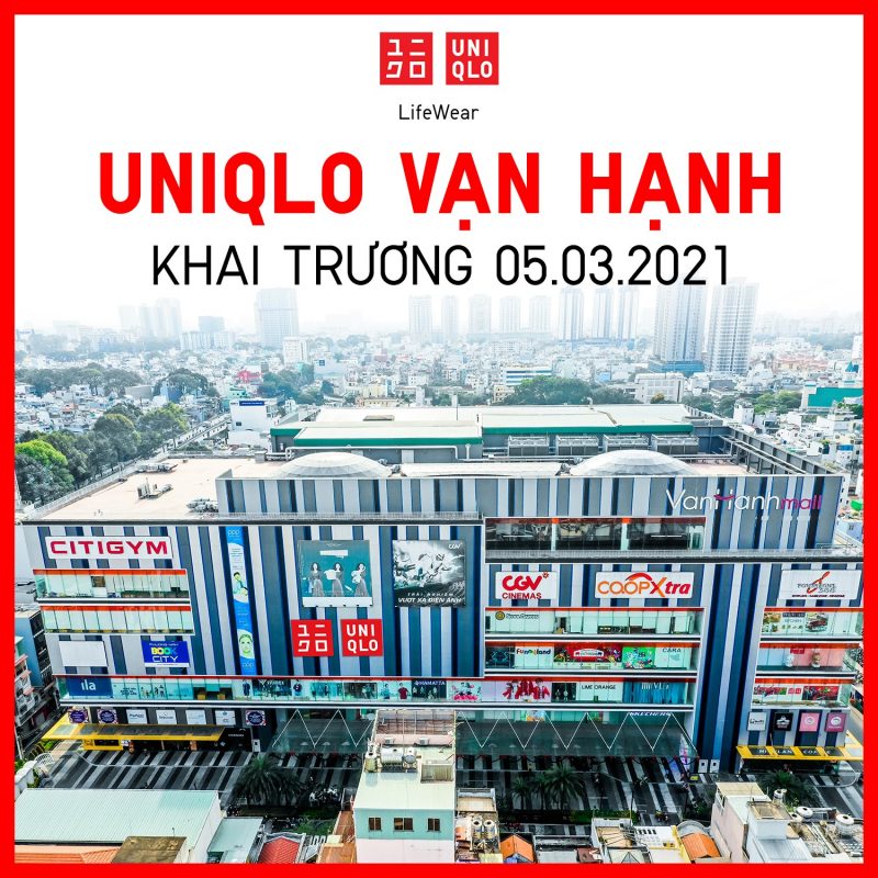 CỬA HÀNG UNIQLO VẠN HẠNH CHÍNH THỨC KHAI TRƯƠNG NGÀY 0503  Van Hanh Mall